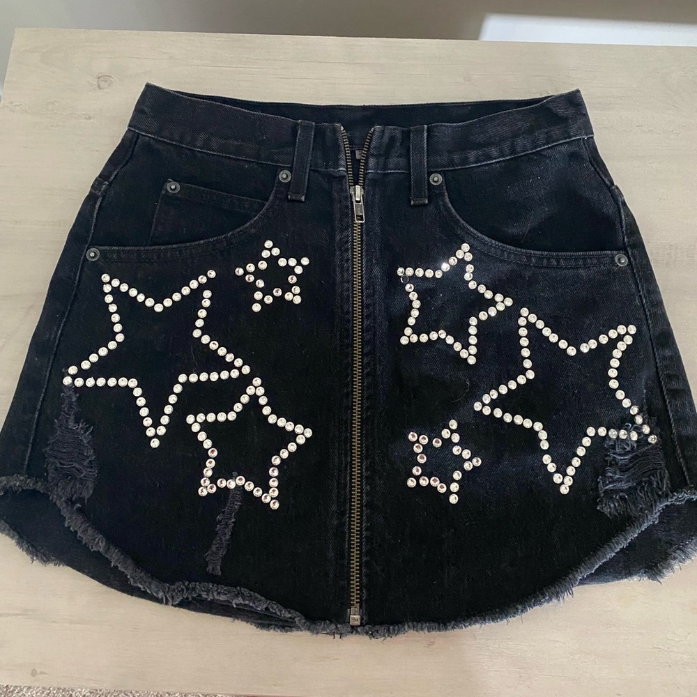 CARMAR jean skirt